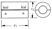 Rigid shaft coupling