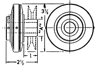 Standard bores from 1/4 to 1 inch; specials available